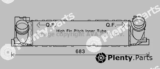Prasco BW4467 — Charge Air Cooler