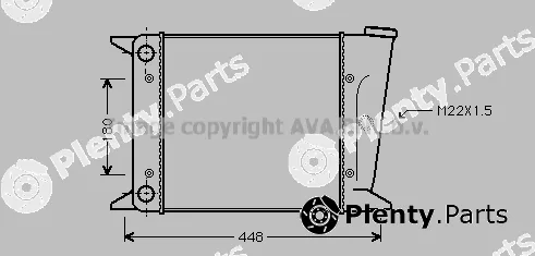 Prasco VN2001 — Radiator, engine cooling