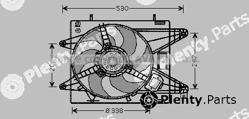 Prasco FT7510 — Fan, engine cooling