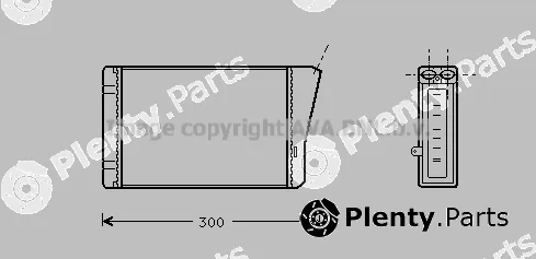 Prasco OL6196 — Heat Exchanger, interior heating