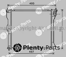 Prasco MT2243 — Radiator, engine cooling