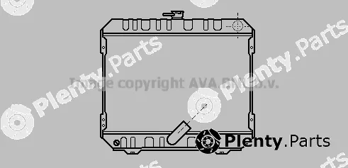 Prasco TO2066 — Radiator, engine cooling