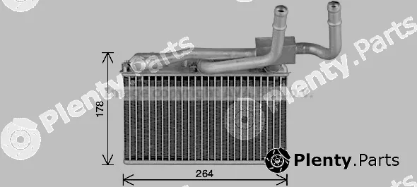 Prasco BW6600 — Heat Exchanger, interior heating