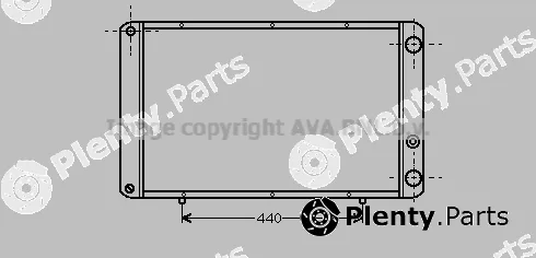 Prasco RT2059 — Radiator, engine cooling