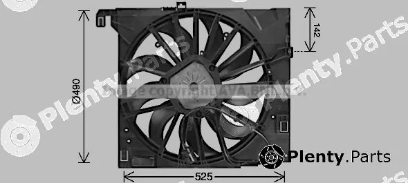 Prasco JR7502 — Fan, engine cooling