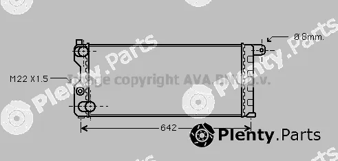 Prasco FTA2074 — Radiator, engine cooling