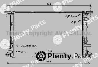 Prasco AI2363 — Radiator, engine cooling