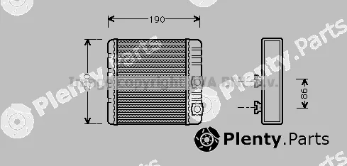 Prasco BWA6211 — Heat Exchanger, interior heating