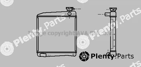 Prasco JM2001 — Radiator, engine cooling