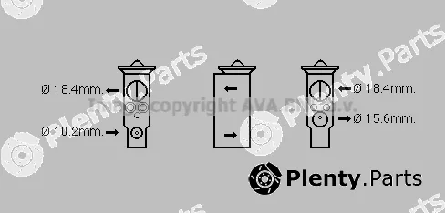 Prasco SZ1131 — Expansion Valve, air conditioning