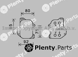 Prasco VN3393 — Oil Cooler, engine oil