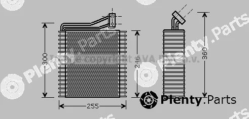 Prasco CRV040 — Evaporator, air conditioning