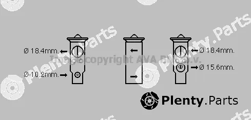 Prasco MZ1248 — Expansion Valve, air conditioning