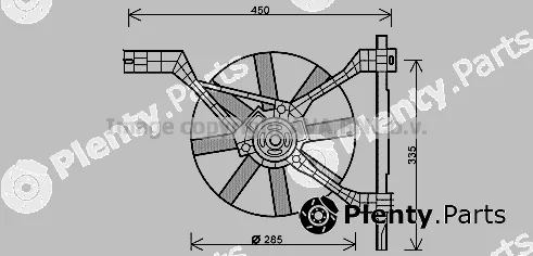 Prasco MC7502 — Fan, engine cooling