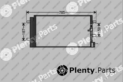 Prasco AD025C001 — Condenser, air conditioning PrascoSelection