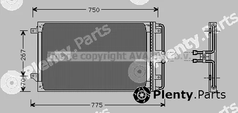 Prasco CR5021 — Condenser, air conditioning