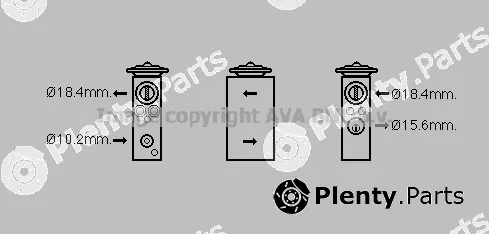 Prasco FT1405 — Expansion Valve, air conditioning