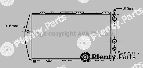 Prasco AI2019 — Radiator, engine cooling