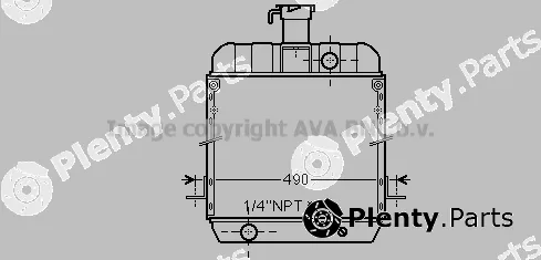 Prasco FE2006 — Radiator, engine cooling