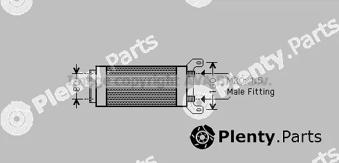 Prasco AU3194 — Oil Cooler, engine oil