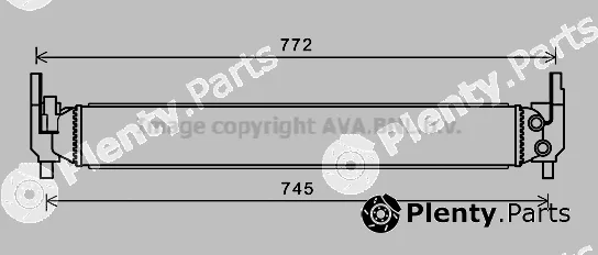 Prasco AIA2346 — Radiator, engine cooling