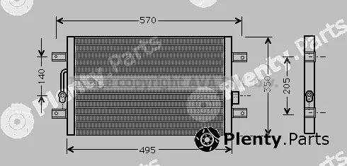 Prasco FTA5240 — Condenser, air conditioning