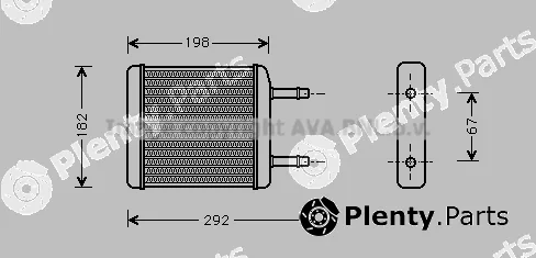 Prasco DW6024 — Heat Exchanger, interior heating