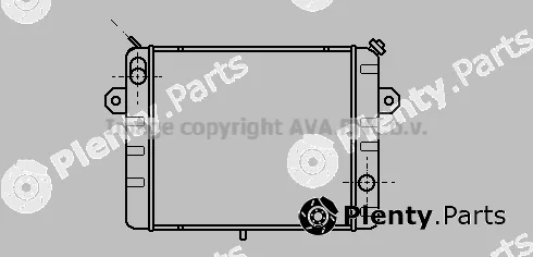 Prasco VO2001 — Radiator, engine cooling