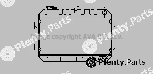 Prasco MZ2017 — Radiator, engine cooling