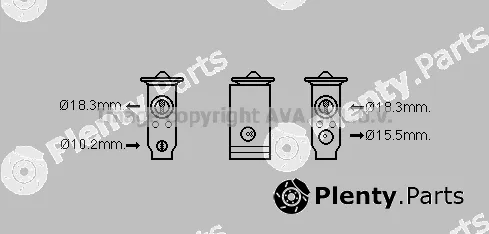 Prasco TO1671 — Expansion Valve, air conditioning