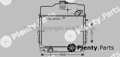 Prasco SR2011 — Radiator, engine cooling