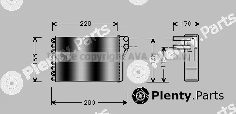 Prasco CR6047 — Heat Exchanger, interior heating