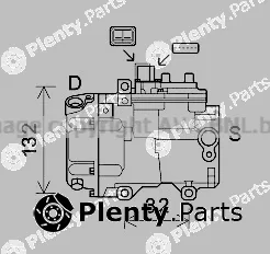Prasco TOK723 — Compressor, air conditioning