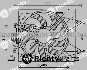Prasco FT7604 — Fan, engine cooling