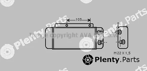 Prasco MS3185 — Oil Cooler, engine oil