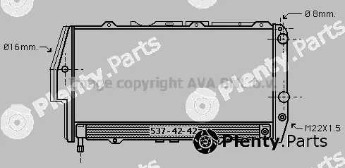 Prasco AI2049 — Radiator, engine cooling