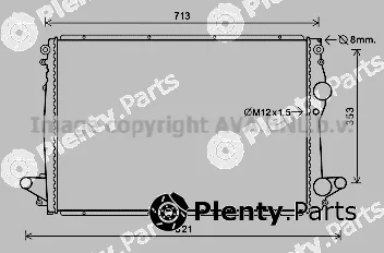 Prasco MR2003 — Radiator, engine cooling