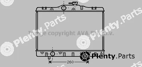 Prasco TO2172 — Radiator, engine cooling