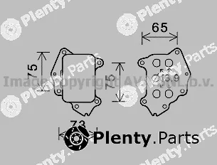 Prasco CN3309 — Oil Cooler, engine oil