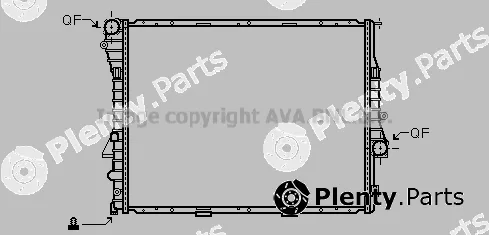Prasco BW2302 — Radiator, engine cooling