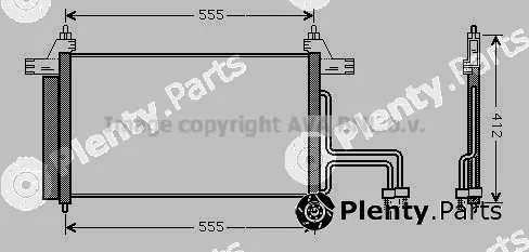 Prasco FT5253D — Condenser, air conditioning