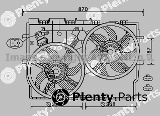 Prasco FT7585 — Fan, engine cooling