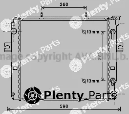 Prasco HRT2121 — Radiator, engine cooling