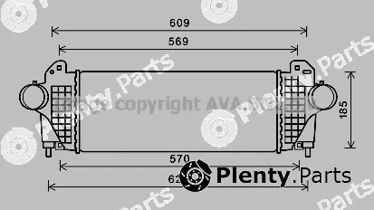 Prasco AL4142 — Charge Air Cooler