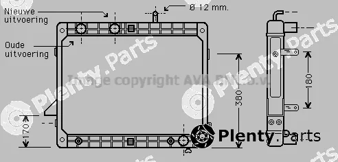 Prasco ME2125 — Radiator, engine cooling