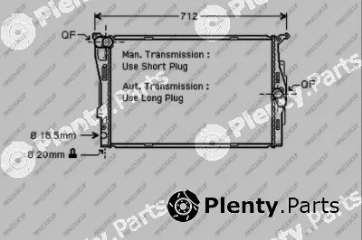 Prasco BM024R002 — Radiator, engine cooling PrascoSelection