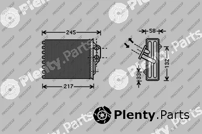 Prasco FT030H001 — Heat Exchanger, interior heating PrascoSelection