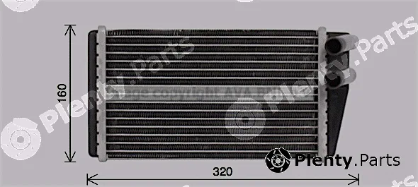 Prasco AU6233 — Heat Exchanger, interior heating