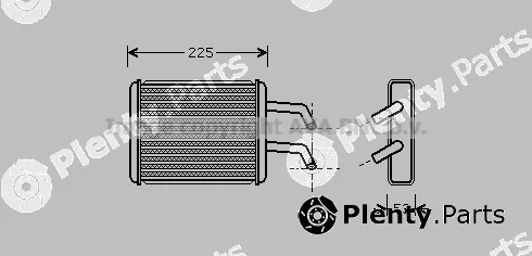Prasco KA6109 — Heat Exchanger, interior heating