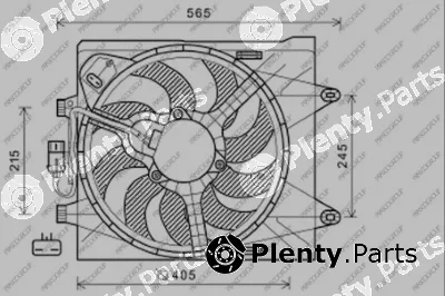 Prasco FT124F004 — Fan, engine cooling PrascoSelection